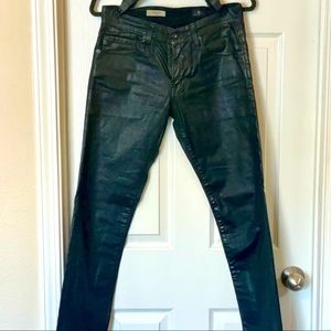 AG matchbox leather look jean